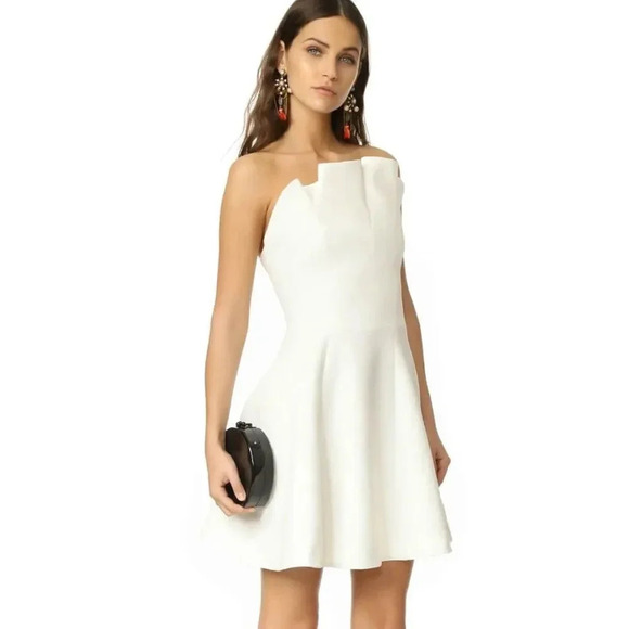 Keepsake Between Friends White Mini Dress Size Large - Picture 1 of 16